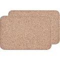Produktbild: Zeller Untersetzer 02300, eckig, Kork, braun / natur, 30 x 20cm, 2 Stück