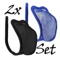 Produktbild: 2er Set C-String Schwarz Tanga Blau Transparent Herren Netz Dessous Panty S/M/L