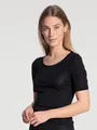 Produktbild: CALIDA Kurzarmshirt True Confidence Satinbandeinfassung, Rundhalsausschnitt, Kurzarm
