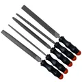 Produktbild: Würth Werkstatt-Feilen-Satz, 5 teilig, je 1x flachstumpf, halbrund, rund, dreikant und vierkant, Profi Qualität