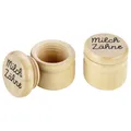 Produktbild: goki Holz- Milchzahndose GK202 Schatzdose f. Milchzähne 4x4x3,7cm Zahndose NEU