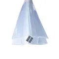 Produktbild: Bagnoxx 2x 2m Duschdichtung versetzt, Magnet Dichtung für Duschkabine, 8mm Glasstärke, 135 & 180 Grad, transparent, magnetische Duschtürdichtung an Glastür oder Schiebetür, einseitige Öffnung