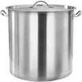 Produktbild: vidaXL Kochtopf 51136, 71 Liter, induktionsgeeignet, aus Edelstahl, 45 x 45cm (ØxH)