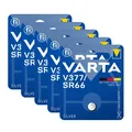Produktbild: 5x VARTA V377 377 Uhren Batterie Knopfzelle SR66 SR626 AG4 Silberoxid 1,55V