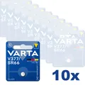 Produktbild: 10x VARTA V377 377 Uhren Batterie Knopfzelle SR66 SR626 AG4 Silberoxid 1,55V