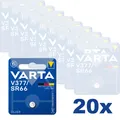 Produktbild: 20x VARTA V377 377 Uhren Batterie Knopfzelle SR66 SR626 AG4 Silberoxid 1,55V