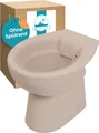Produktbild: Stand-WC Bahamabeige Spülrandlos Tiefspüler Abgang waagerecht bodenstehend