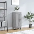 Produktbild: vidaXL Sideboard Grau Sonoma 34,5x34x90 cm Holzwerkstoff