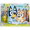 Produktbild: Moose Toys Bluey Sammelkoffer Aufbewahrungskoffer mit 8 Hunde Figuren Neu