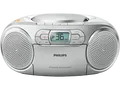 Produktbild: PHILIPS AZ127/12 mit Kassettendeck Radiorecorder, Silber