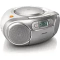 Produktbild: Philips Az 127/12  Radio Cd - 2 X 1 W Puissance - Cd, K7 - Platine Cassette - Silver