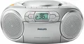 Produktbild: PHILIPS AZ127/12 mit Kassettendeck Radiorecorder, Silber