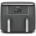 Produktbild: Ninja DZ300EU Doppelfritteuse 7,6 L Selbstversorger 2400 W Heißluftfritteuse Grau - Grau