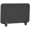 Produktbild: Beliani Schreibtischtrennwand, Dunkelgrau, Textil, Rechteckig, 72x40x2 cm, Arbeitszimmer, Bürozubehör