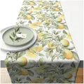 Produktbild: Tischdecke AMBIENTE 1-teilig Tischläufer ca.40 x 150cm 100% Baumwolle Limoni NEU