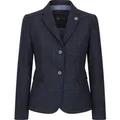 Produktbild: Marineblauer, taillierter Tweed-Blazer für Damen