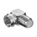 Produktbild: Sat F-Stecker gewinkelt F-Winkelstecker Winkeladapter F-Adapter F-Buchse TV