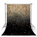 Produktbild: Gold Glitzer Punkt Schwarz Prom Hintergrund Sternenhimmel Glänzend Abstrakt Foto Hintergrund Kind Geburtstag Party Banner Hochzeit Fotografie Studio Requisiten