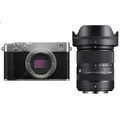 Produktbild: Fujifilm X-E5 + Sigma AF 18-50mm f/2,8 DC DN  silber