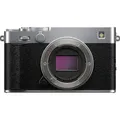 Produktbild: Fujifilm X -E5 Body, 40,2 MP, 7728 x 5152 Pixel, X-Trans CMOS 5 HR, 6.2K, Touchscreen, Silber - Silber
