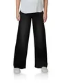 Produktbild: DENIMFY Jeans Damen Stretch Weites Bein DFPaula High Waist Wide Leg Jeanshose Hose Denim, Größe:S, Farbe:Black Denim (B155)