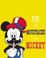 Produktbild: Komar Bild Mickey Mouse Moustache, Disney (1 St), Wandbild zur Dekoration im Kinderzimmer - ohne Rahmen