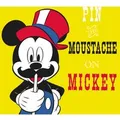 Produktbild: Komar Wandbild Mickey Mouse Moustache 40 x 50 cm