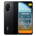 Produktbild: Xiaomi Poco C71 Handy, entsperrt, 3 + 64 GB/4 + 128 GB, HD+-Display, 17,8 cm (6,88 Zoll), Dual-Kamera, 32 MP + 8 MP, Schwarz/Blau/Gold (Schwarz, 3 + 64 GB)