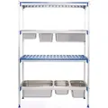 Produktbild: Hendi - Regalsystem Aus Aluminium Für Gn Behälter, 1120x355x(h)1685mm