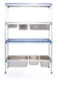 Produktbild: Regalsystem aus Aluminium für GN Behälter, HENDI, 1120x355x(H)1685mm