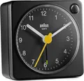 Produktbild: Braun 67100 Quarz-Reisewecker schwarz, Farbe:Schwarz
