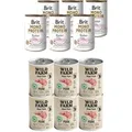 Produktbild: BRIT MONO PROTEIN RABBIT 6x400g + Wild Farm Pate Pork 6x400g glutenfreies Hundefutter