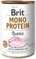 Produktbild: 8595602555376 BRIT Mono Protein Rabbit - Nassfutter für Hunde - 400g Brit