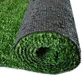 Produktbild: Kunstrasen 100x200 – Wetterfester Outdoor Teppich in Grün für Balkon, Terrasse & Garten | Robuster Teppichboden als Rasen-Alternative