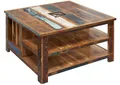 Produktbild: Couchtisch NATURE OF SPIRIT #105 Wohnzimmertisch Beistelltisch Altholz 90x48x90