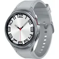 Produktbild: Samsung Galaxy Watch6 Classic 47 mm Smartwatch Silver (M/L) Kunstleder