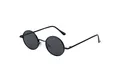 Produktbild: BEZLIT Eyewear Retrosonnenbrille Rund Form Designer Herren Sonnenbrille (1-St) mit Grau, Schwarz und Braunen Linsen