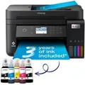Produktbild: EcoTank ET-3850, Multifunktionsdrucker schwarz, Scan, Kopie, USB, LAN, WLAN, Duplex (Druck)