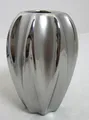 Produktbild: Keramik Vase Mattsilber-Glänzend, ca.17x12 cm H/B
