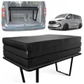 Produktbild: CHROMEMASTER | Kompatibel mit Ford Tourneo Custom II 2023+ ; Set: Faltbar Bett für Auto und Auto Matratze, Faltmatratze; Multiflexboard Bettverlängerung für Camper, Regal; Zubehör für den Wohnmobil