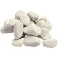 Produktbild: Mr. GARDENER Kies, Körnung: 20 mm - 40 mm, 25 kg, weiß - weiss