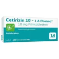 Produktbild: CETIRIZIN 10-1A Pharma Filmtabletten 100 St
