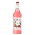 Produktbild: Monin Rose Sirup mit natürlichem Aroma und Rosenduft 1000ml