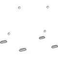 Produktbild: Duravit Sitz Puffer Starck X 100177000 für WC-Sitz