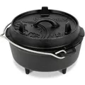 Produktbild: Petromax Dutch Oven FT3 Schwarz mit planem Boden 1,6,