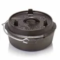Produktbild: Petromax Feuertopf ft3-t ohne Füße 1,6 Liter Gusseisen 24 x 10,5 x 24 cm