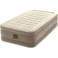 Produktbild: Intex 64426NP - Luftbett Twin Ultra Plush mit Pumpe 191 x 99 cm - Selbstaufblasend Gästebett - Beige
