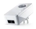 Produktbild: devolo LAN Powerline Adapter, dLAN 550 duo+ Erweiterungsadapter -bis zu 500 Mbit/s, Powerlan Adapter, LAN Steckdose, 2x LAN Anschluss, weiß