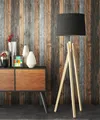Produktbild: Newroom Vliestapete Beige Tapete Holzwand Holzbalken,Holz,Streifen, Tapete Holzoptik Holztapete 3d Optik Holztapete Vintage Holz Optik Holzwand Vliestapete Holz Wohnzimmer Schlafzimmer Büro Flur Holzbalken Holzlatten, Naturholz