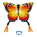Produktbild: Kinderdrachen Einleiner Drachen HQ Butterfly Kite Monarch Schmetterling Drachen